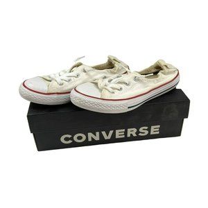 Converse white Shoreline slip on sneakers Juniors 3 with original box